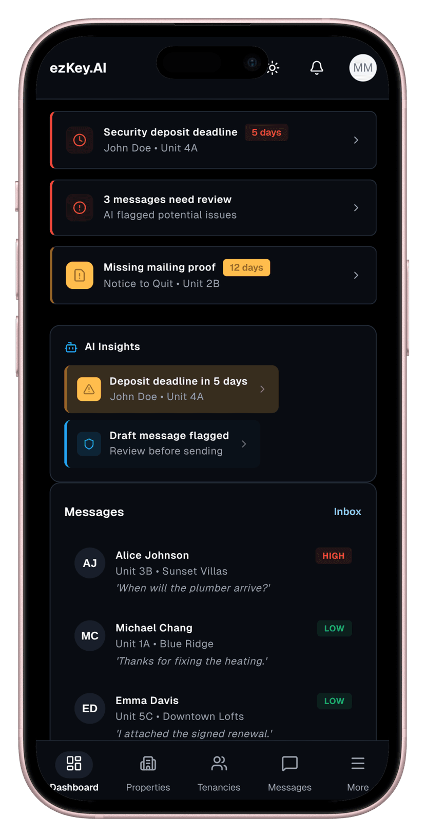 ezKey app preview
